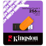 Kingston USB-stik Sort/Orange