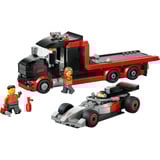 LEGO City F1 Truck med Audi F1 racerbilen, Bygge legetøj 