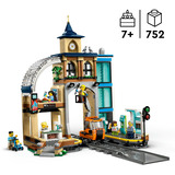 LEGO City Hovedbanegård, Bygge legetøj Byggesæt, 7 År, Plast, 752 stk, 1,74 kg