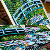 LEGO Kunst Claude Monet - Bro over en åkandepøl, Bygge legetøj Detail