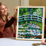 LEGO Kunst Claude Monet - Bro over en åkandepøl, Bygge legetøj Detail