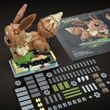 Mattel Pokémon Showcase Bevægelig Eevee, Bygge legetøj Byggesæt, 18 År, Plast, 1366 stk, 1,99 kg