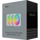 Ocypus Gamma F12 Elite ARGB, Sag fan Hvid