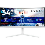 Philips 34M2C5601QA, Gaming Skærm Hvid