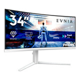 Philips 34M2C5601QA, Gaming Skærm Hvid