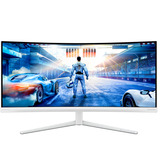 Philips 34M2C5601QA, Gaming Skærm Hvid