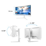 Philips 34M2C5601QA, Gaming Skærm Hvid
