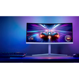 Philips 34M2C5601QA, Gaming Skærm Hvid