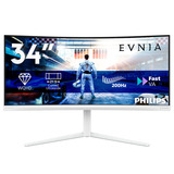 Philips EVNIA 34M2C5601QA, Gaming Skærm Hvid