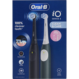 Procter & Gamble iO Series 2 Voksen Vibrerende tandbørste Sort, Grøn, El-tandbørste mørk grøn/Sort, Voksen, Vibrerende tandbørste, Daglig pleje, Sensitiv, Super sensitive, Sort, Grøn, 2 min, Rund