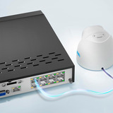 Reolink NVS8-8MD4 tilbehør til videoovervågning Ledningsført 8 kanaler, Sæt Ledningsført, Kuppel, RJ-45, Indendørs/udendørs, 700 lm, 6500 K