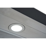 Respekta 19050000000321, Emhætte rustfrit stål/Sort