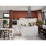 Respekta 19050000000321, Emhætte rustfrit stål/Sort