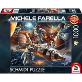 Schmidt Spiele Michele Farella: Magiske stjerneverdener - Vægtløs i rummet, Puslespil 