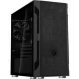 SilverStone FARA H1M Micro Tower Sort, Towerkabinet Sort, Micro Tower, PC, Sort, micro ATX, Mini-DTX, Mini-ITX, Plast, Stål, 16 cm