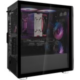 SilverStone FARA H1M Micro Tower Sort, Towerkabinet Sort, Micro Tower, PC, Sort, micro ATX, Mini-DTX, Mini-ITX, Plast, Stål, 16 cm