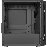 SilverStone FARA H1M Micro Tower Sort, Towerkabinet Sort, Micro Tower, PC, Sort, micro ATX, Mini-DTX, Mini-ITX, Plast, Stål, 16 cm