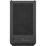 SilverStone FARA H1M Micro Tower Sort, Towerkabinet Sort, Micro Tower, PC, Sort, micro ATX, Mini-DTX, Mini-ITX, Plast, Stål, 16 cm