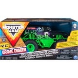 Spin Master MJC RDC 1to24Scale GraveDigger UPCX GML, RC Sort/Grøn, Monster Jam MJC RDC 1to24Scale GraveDigger UPCX GML, Monster lasbil, 4 År