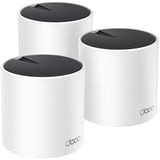 TP-Link DECO X55 (3-Pack) Dual-band (2,4 GHz / 5 GHz) Wi-Fi 6 (802.11ax) Hvid Intern, Router Hvid, Hvid, Intern, Mesh-router, Dual-band (2,4 GHz / 5 GHz), Wi-Fi 6 (802.11ax), 3000 Mbit/s