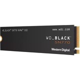 WD Black SN770 M.2 2000 GB PCI Express 4.0 NVMe, Solid state-drev Sort, 2000 GB, M.2, 5150 MB/s