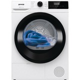 gorenje DHNE83 tørretumbler Fritstående Front-læsning 8 kg Hvid, Varmepumpe kondens tørretumbler Hvid/Sort, Fritstående, Front-læsning, Varmepumpe, Hvid, Knapper, Dreje, LED