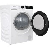 gorenje DHNE83 tørretumbler Fritstående Front-læsning 8 kg Hvid, Varmepumpe kondens tørretumbler Hvid/Sort, Fritstående, Front-læsning, Varmepumpe, Hvid, Knapper, Dreje, LED