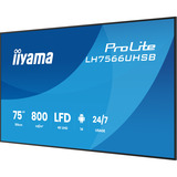 iiyama LH7566UHSB-B1AG, Offentlig visning Sort (mat)