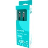 ADATA CACC-100PN-BK USB-kabel USB 2.0 1 m USB C 480 Gbit/sek. Sort Sort, 1 m, USB C, USB C, USB 2.0, 480 Gbit/sek., Sort