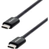 ADATA CACC-100PN-BK USB-kabel USB 2.0 1 m USB C Sort Sort, 1 m, USB C, USB C, USB 2.0, 480 Gbit/sek., Sort