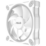 ASUS Prime MR120 Fan ARGB White Computerkabinet Ventilator 12 cm Hvid, Sag fan Hvid, Ventilator, 12 cm, Hvid