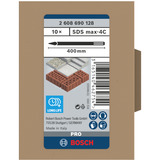 Bosch 2 608 690 128 Rotary hammer chisel attachment tilbehør til roterende hammer, Mejsel Rotary hammer chisel attachment, Bosch, 40 cm, 10 pcs