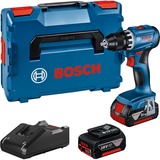 Bosch GSR 18V-45 Professional 500 rpm Nøglefri 900 g Sort, Blå, Bore-/ skruemaskine Blå/Sort, Pistolgreb boremaskine, Nøglefri, Sort, Blå, 1,3 cm, 500 rpm, 1,5 mm