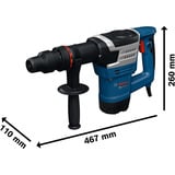 Bosch Slaghammer med SDS max i håndværkertaske Detail