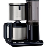 Bosch TKA8A683 kaffemaskine Semi-auto Dråbe kaffemaskine 1,1 L, Filter maskine Højglans sort/rustfrit stål, Dråbe kaffemaskine, 1,1 L, Malet kaffe, 1100 W, Sort, Rustfrit stål