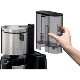 Bosch TKA8A683 kaffemaskine Semi-auto Dråbe kaffemaskine 1,1 L, Filter maskine Højglans sort/rustfrit stål, Dråbe kaffemaskine, 1,1 L, Malet kaffe, 1100 W, Sort, Rustfrit stål