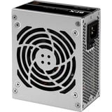 Chieftec Smart 350W enhed til strømforsyning 20+4 pin ATX ATX Sort, Sølv, PC strømforsyning grå, 350 W, 100 - 240 V, 47 - 63 Hz, 5 A, Aktiv, 110 W