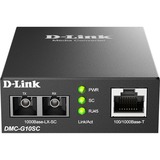 D-Link Gigabit Ethernet DMC-G10SC/E, Konverter Sort