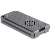 DeLOCK Kabinet til drev M.2 NVMe USB 40 Gbps gamingstil, Drev kabinet grå