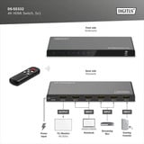 Digitus 4K HDMI-switch 5x1, HDMI switch 