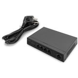 Digitus 4+1-ports Gigabit PoE, Switch Sort