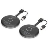 Digitus Click & Present Pro - Trådløst samarbejdssystem, HDMI-udvidelse forlænger Sort