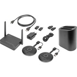 Digitus DS-55317, HDMI-udvidelse forlænger Sort