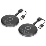 Digitus DS-55317, HDMI-udvidelse forlænger Sort