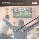 Digitus HDMI AOC hybrid fiberoptisk kabel, UHD 4K Sort