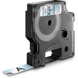Dymo Originale D1-etiketter | Sort tekst på gennemsigtig tape | 12 mm x 7 m | Selvklæbende etiketter til LabelManager-mærkningsmaskiner | Fremstillet i Europa Sort på transparant, Polyester, Belgien, -18 - 90 °C, DYMO, LabelManager, LabelWriter 450 DUO
