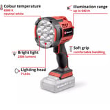 EINHELL TE-CL 18/2500 Li - Solo, LED lys 