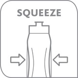 Emsa Squeeze Sport 600 ml Anthracit, Drikkedunk antracit, 600 ml, Anthracit