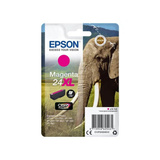Epson Elephant C13T24334012 blækpatron 1 stk Original Højt (XL) udbytte Magenta Højt (XL) udbytte, Magenta, Pigmentbaseret blæk, 8,7 ml, 1 stk, 740 Sider
