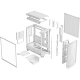 Fractal Design Meshify 3 TG Clear Tint, Towerkabinet Hvid